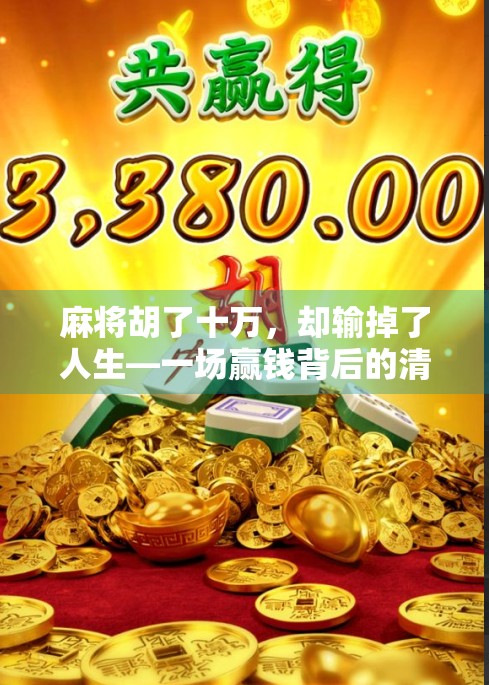 麻将胡了十万，却输掉了人生—一场赢钱背后的清醒与反思