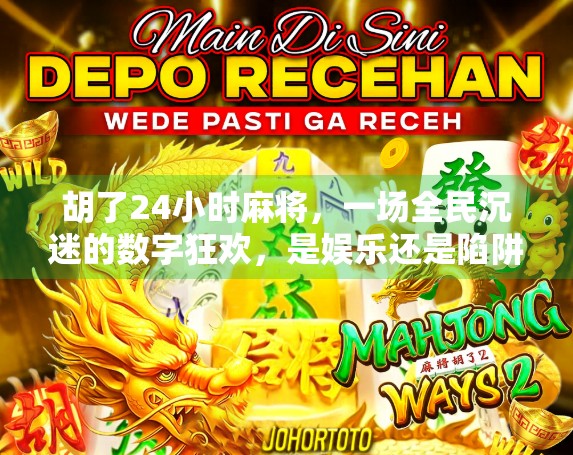 胡了24小时麻将，一场全民沉迷的数字狂欢，是娱乐还是陷阱？